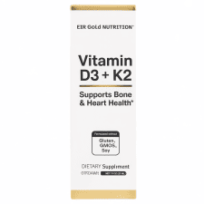 EIR Gold Nutrition Vitamin D3 1000 IU + K2 MK-4, 30 ml