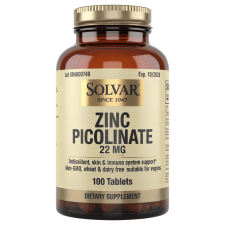 Solvar, Zinc Picolinate, 22 mg