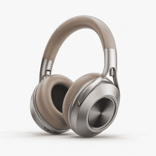 NeoBeat Headphones – Silver / Black