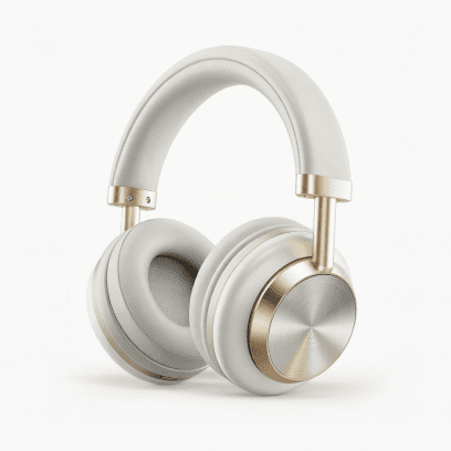 SonicFlow Headphones – White
