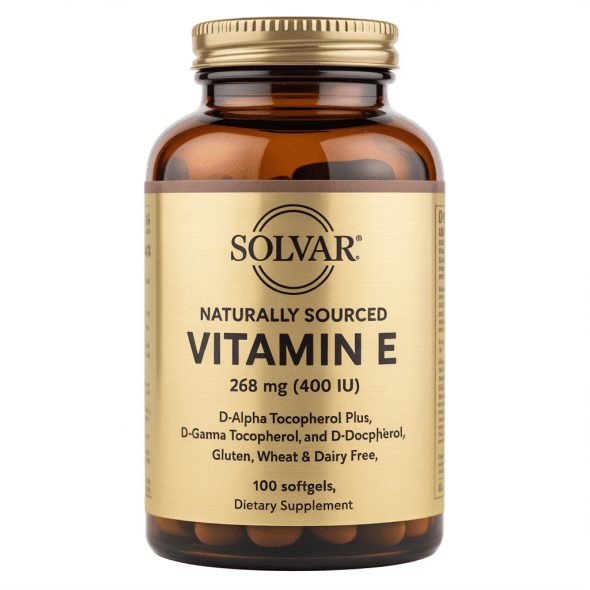 Solvar, Vitamin E, Naturally Sourced,  Softgels