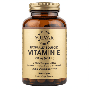 Solvar, Vitamin E, Naturally Sourced,  Softgels